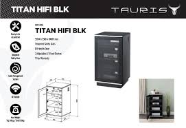Tauris Titan 4 Shelf Hifi Cabinet