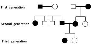 Genetics How To Recognise The Type Of Allele By Pedigree