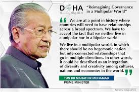 Back then, he was this very sincere person, determined to make you do well. Bernama Infographics Pm Dr Mahathir Bin Mohamad Quote Facebook