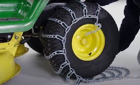 garden tractor lawn mower tire chains