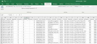 Import data from a csv file into a table) or softwares. Excel Add In Json To Excel