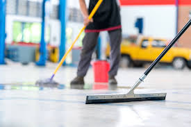 commercial floor cleaning and