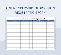 fitness club membership fee tracking