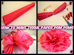Crepe paper is one of my favorite materials. How To Make Tissue Paper Pom Poms Fun And Easy Party Decorations Miss Bizi Bee