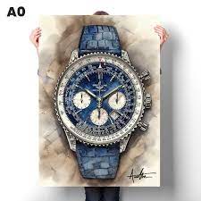 Breitling Navitimer Watch Wall Art By