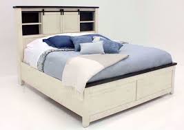 madison county queen size bed white