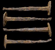 ancient roman crucifixion spikes