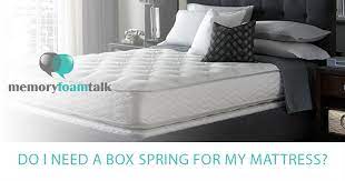do i need a box spring for my mattress