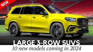large suvs with 3 row seating for 2024