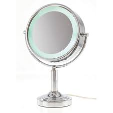 Shop Danielle 1x 15x L E D Lighted Flip Vanity Mirror Overstock 5330434