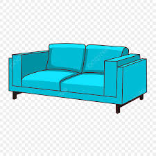 blue sofa cartoon ilration