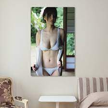 Amazon.co.jp: Miri Hanai Photography Swimsuit Sexy Poster Print Canvas  Painting Wall Art Modern Home Decor Hanging Poster Picture Wall Picture  Prints Gift 20x30inch(50x75cm)