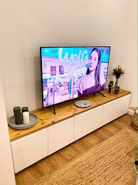 An Ikea Tv Cabinet With Real Wood