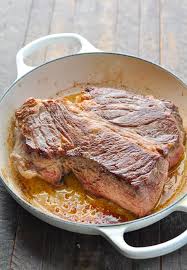 Simmer 1 hour 30 minutes, basting occasionally and adding additional water, if needed. Amish Chuck Roast Recipe Instant Pot Slow Cooker Oven The Seasoned Mom