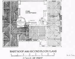 Plate 4 Roof And Second Floor Plans