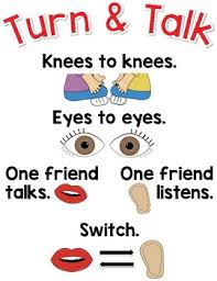 Turn And Talk Poster Anchor Chart And Talking Sticks