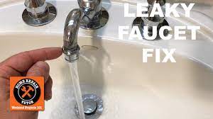 how to fix a leaky faucet spout leak