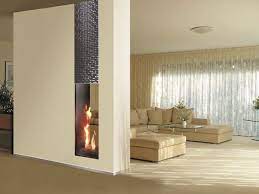 Roma Double Sided Fireplace Insert By