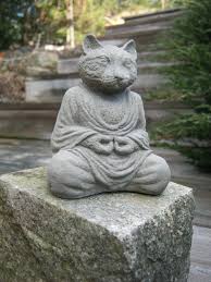 Buddha Cat Meditating Cat Statue