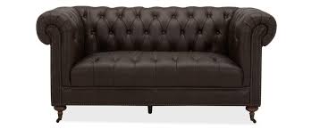 harlow brown leather chesterfield 2