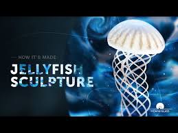 Glass Blown Jellyfish Sculpture How