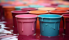 Vibrant Colors Of Paint Cans Create