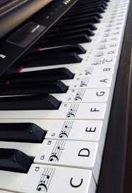 Klavier keyboard aufkleber für 88/61/54/49 weiße und schwarze noten aufkleber. This Set Of Label Stickers Is For A 61 Key Piano Or Keyboard Labels Are In Order Ready To Be Placed On The Keys Tastatur Klavier Klavier Klavierspielen Lernen