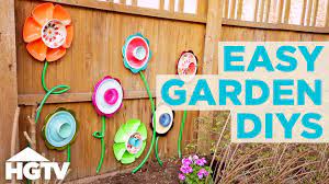 3 upcycled diy garden decorations