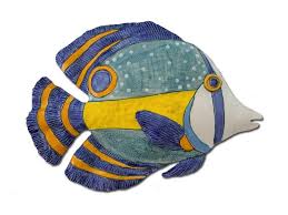 Saldaitis Ceramic Erflyfish Wall Art