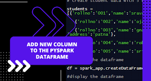add new column to the pyspark dataframe
