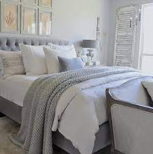 gray master bedroom