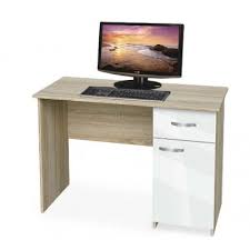 Перфектно подходящ за домашно и офис бюро ъглова форма в бяло. Byuro 3 Sonoma Byal Glanc