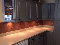 A copper tile backsplash is an easy to install choice. Copper Tiles For Kitchen Backsplash Rumah Joglo Limasan Work