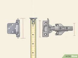 So, it's good to remove them. 3 Simple Ways To Measure Cabinet Hinges Wikihow