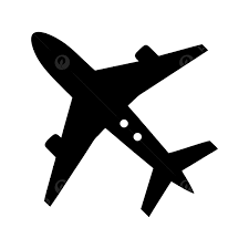 airplane silhouette png free vector