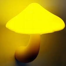 Colorful Mushroom Night Light Romantic Light Controlled Sensor Lamp Alexnld Com