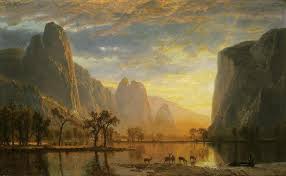 Analysis of The Rocky Mountains, Lander's Peak Painting
