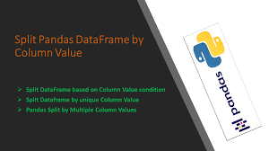 split pandas dataframe by column value