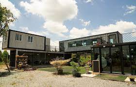 shipping container home in
