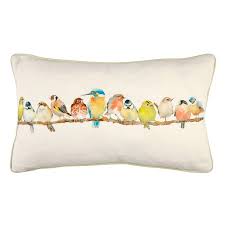 Garden Birds Hedgerow Cushion