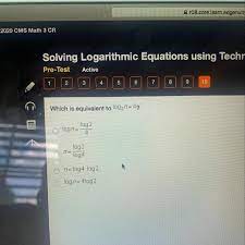 Which Is Equivalent To Log2n 4