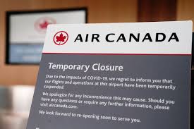 trudeau cancels flights to curb virus