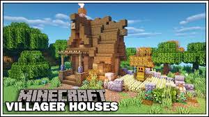 Besides being good for practicing following a blueprint, this house's small size and simple resources (you'll just need. Minecraft Villager Houses The Farmer Minecraft Tutorial Youtube
