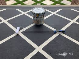 How To Paint A Porch Or Patio Rug