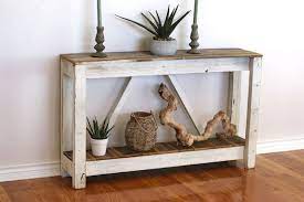 A Frame Console Table For Entryway
