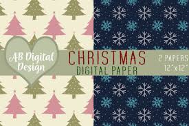 Christmas Digital Paper Backgrounds Graphic By Ab Digital Design Creative Fabrica