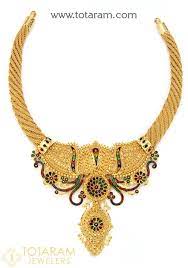 22k gold necklace for women 235