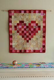 February Heart Quilted Wall Hanging Pattern