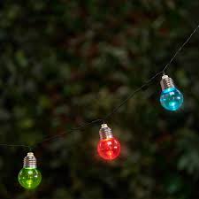 colour garden solar string bulbs wilko