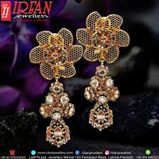 earrings gold jewelery designer in